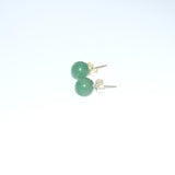 Boucles d'oreilles en "aventuria " 8 mm