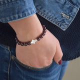 Bracelet en grenat