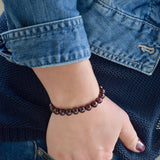 Bracelet en grenat
