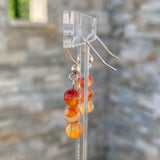 Boucles d’oreilles cornaline