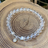 Bracelet Cristal de roche facetté amour