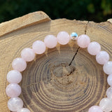 Bracelet en quartz rose