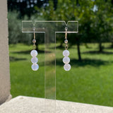Boucles d’oreilles en calcédoine