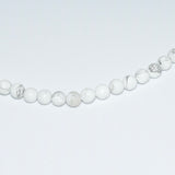 Collier howlite 6 mm