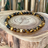 Bracelet de cheville oeil de tigre 6 mm