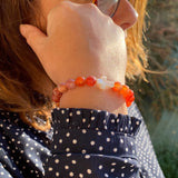 Bracelet d'agate feu