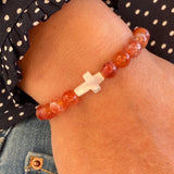 Bracelet d'agate feu