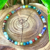 Bracelet de cheville pierres mixtes