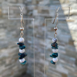 Boucles d’oreilles howlite
