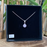 Pendentif quartz rose " 8mm "