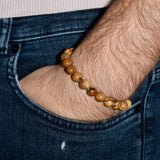 Bracelet en jaspe paysage